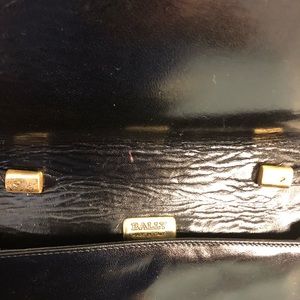 Bally Vintage Black Leather Purse